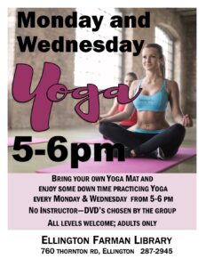 Yoga at the Library! @ Ellington Farman Library