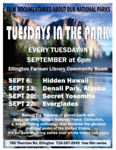 Tuesday's in the Parks @ Ellington Farman Library