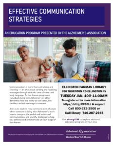 Effective Communication Strategies @ Ellington Farman Library