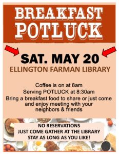 Potluck Breakfast @ Ellington Farman Library