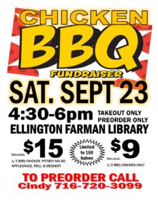 Chicken BBQ Fundraiser @ Ellington Farman Library