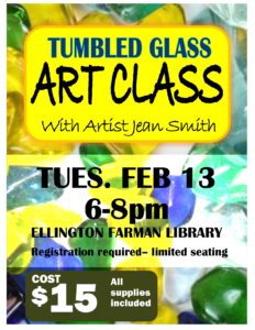 Tumbled Glass Craft @ Ellington Farman Library
