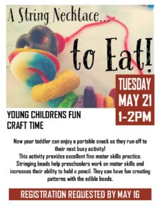 Young Children's Craft Time @ Ellington Farman Library