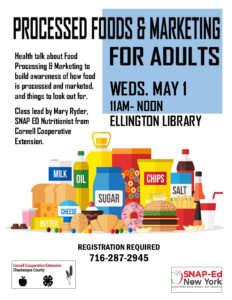 Processed Foods & Marketing @ Ellington Farman Library
