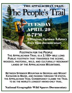 Appalachian Trail Documentary @ Ellington Farman Library
