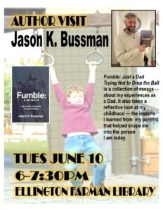 Author Visit Jason Bussman @ Ellington Farman Library